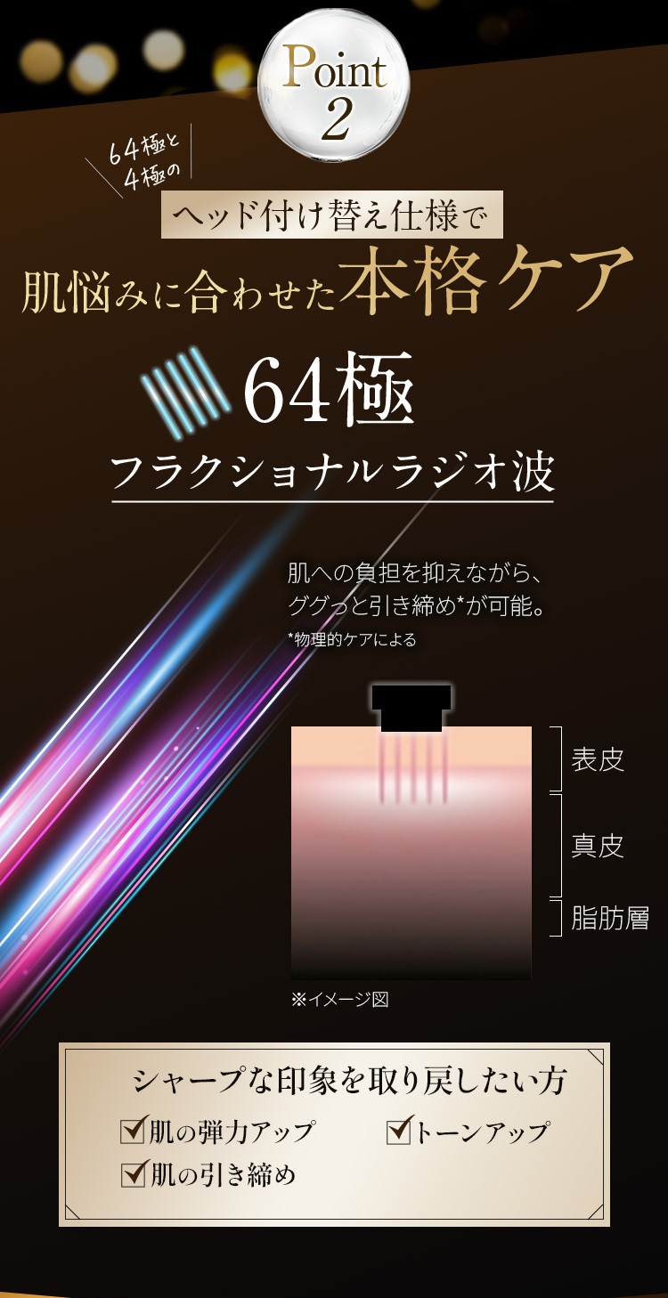 肌悩みに合わせた本格ケア